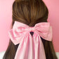 Silky Oversized Ribbon Hair Bow Barrette