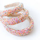Beaded Headband - Pretty in Pink