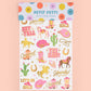 Cowgirl Foil Kids Temporary Tattoos, Bday Party, Activity,