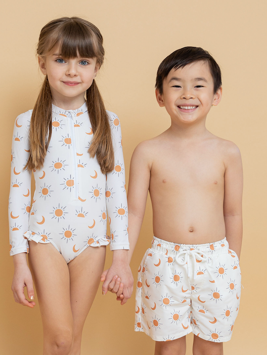 Baby + Kids Swimsuit Rash Guard  - Sun Moon Swim