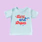 Stars and Stripes Toddler and Youth 4th of July Shirt