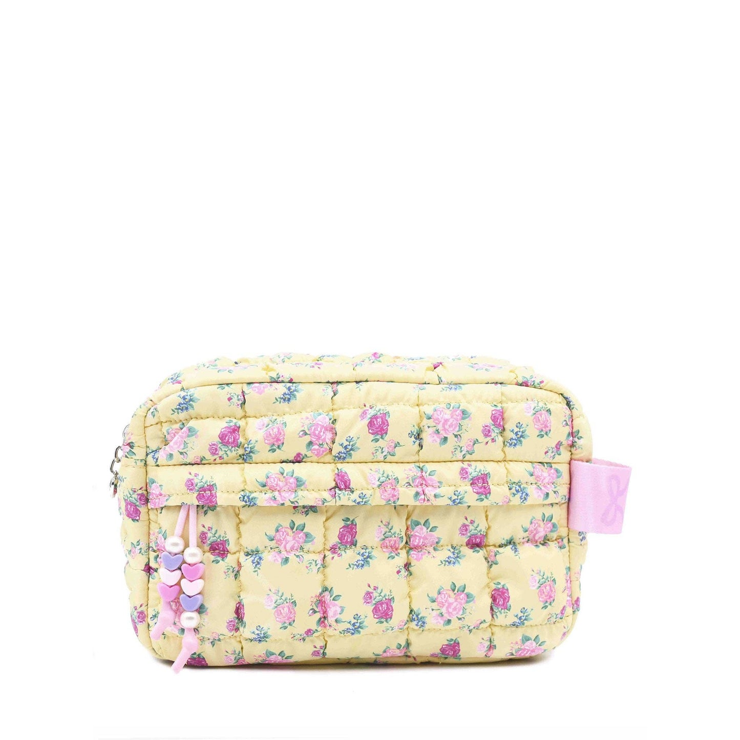 Quilted Floral Pouch