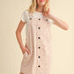 FLORAL OVERALL DRESS