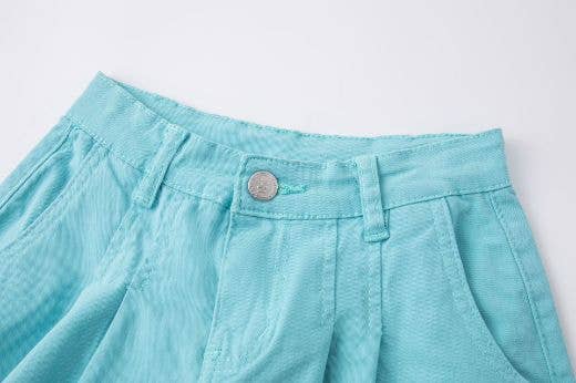Teal shorts