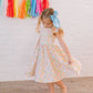 Olivia Dress in Primary Rainbow