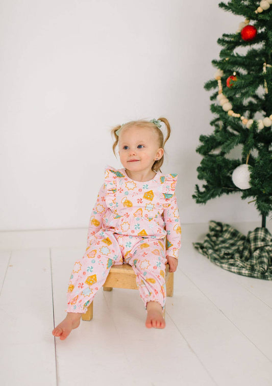 Christmas cookie rompers