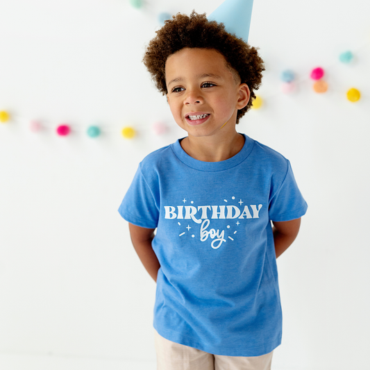 Birthday Boy Toddler and Youth Boy Birthday Shirt