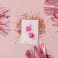 Hot Pink Star Sequin Pigtail Clips