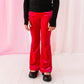 Mini Bow Cherries | Black Bamboo Long Sleevee