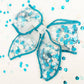 Mesh Shaker Bow - Frosty Flurry