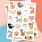 Cat Foil Kids Temporary Tattoos, Bday Party, Activity, Favor