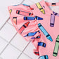 Girls Colorful Crayon Ruffle Flare Dress for back to school