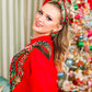BC Red Holiday Plaid Bow Sweatshirt PRE-ORDER (Est Ship 11/11)