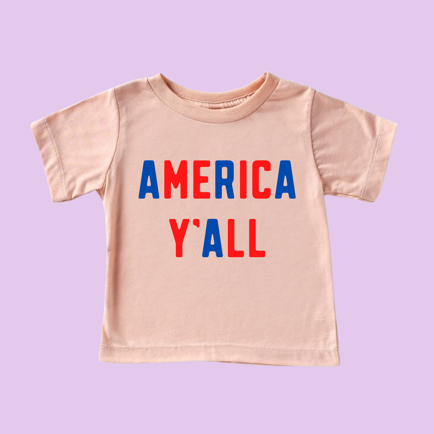 America Y'all Toddler and Youth 4th of July Shirt