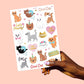 Cat Foil Kids Temporary Tattoos, Bday Party, Activity, Favor