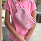 Sequin Heart Crossbody Sling Bag for Kids