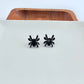 Spider Studs - Black // Halloween Earrings