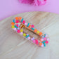 Flower Shop Resin Hair Clips