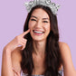 Disco Stars Headband - silver fringe headband