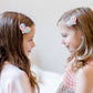 Sequin Hair Clip Set - Rainbow Heart
