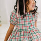 Holiday plaid dress