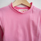 Lettuce Hem Girls Long Sleeve Solid Shirt
