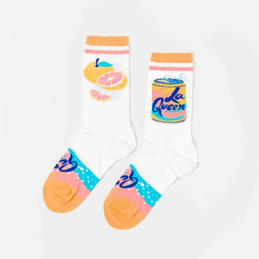 La Queen Cotton Crew Socks