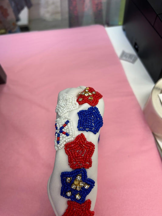 Three wildflower designs USA headband