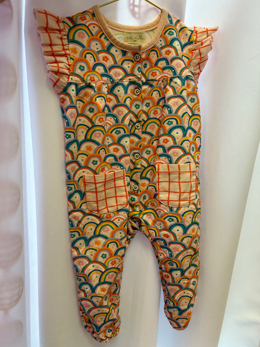 Ada Layette Rainbow Jumpsuit Double