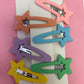 Comet Rainbow Solid Clip 6pc