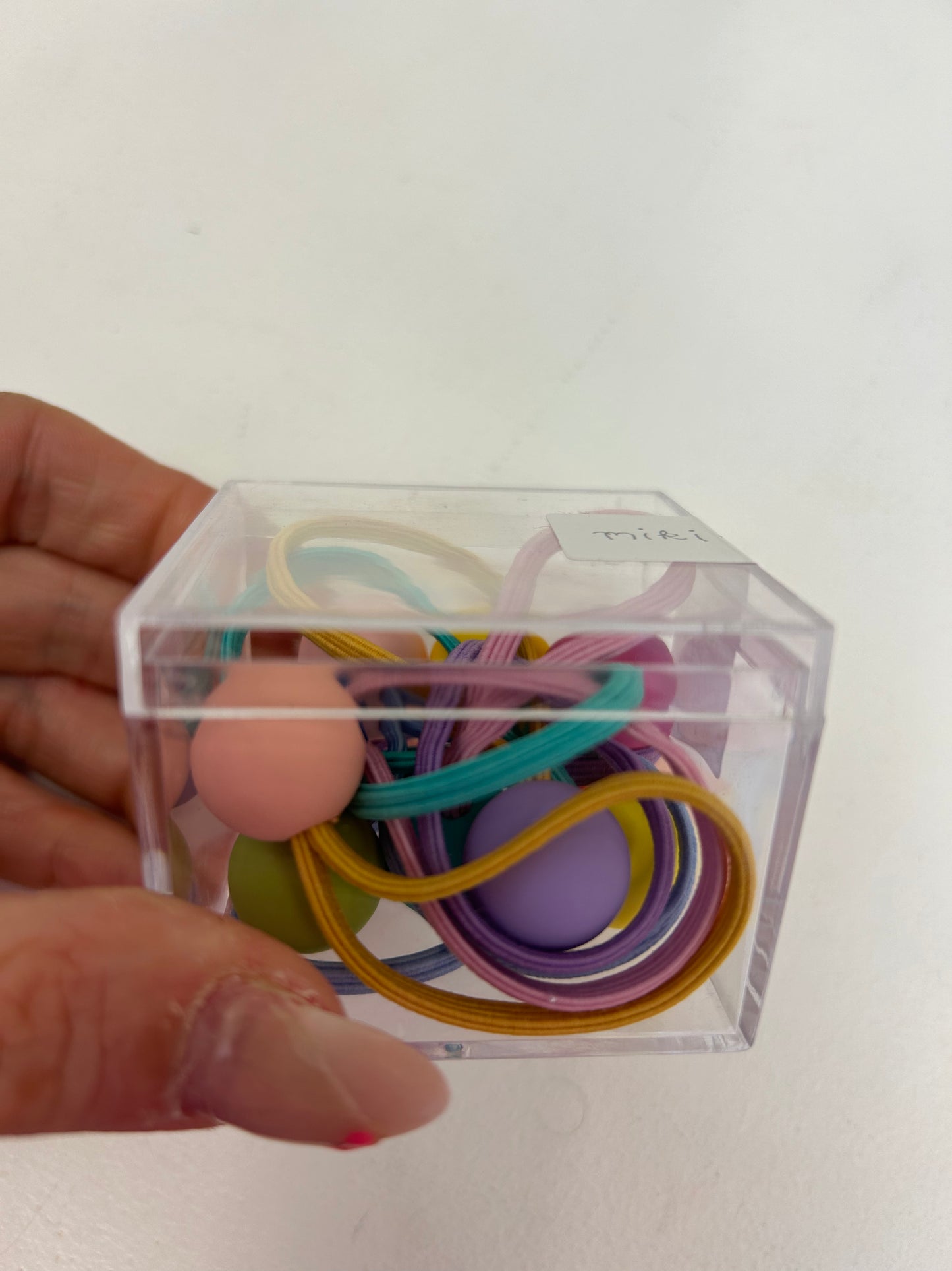 Miki Miette Matte Round Elastic 10 pc