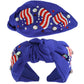 Patriotic USA Flag Jeweled Beaded Headband