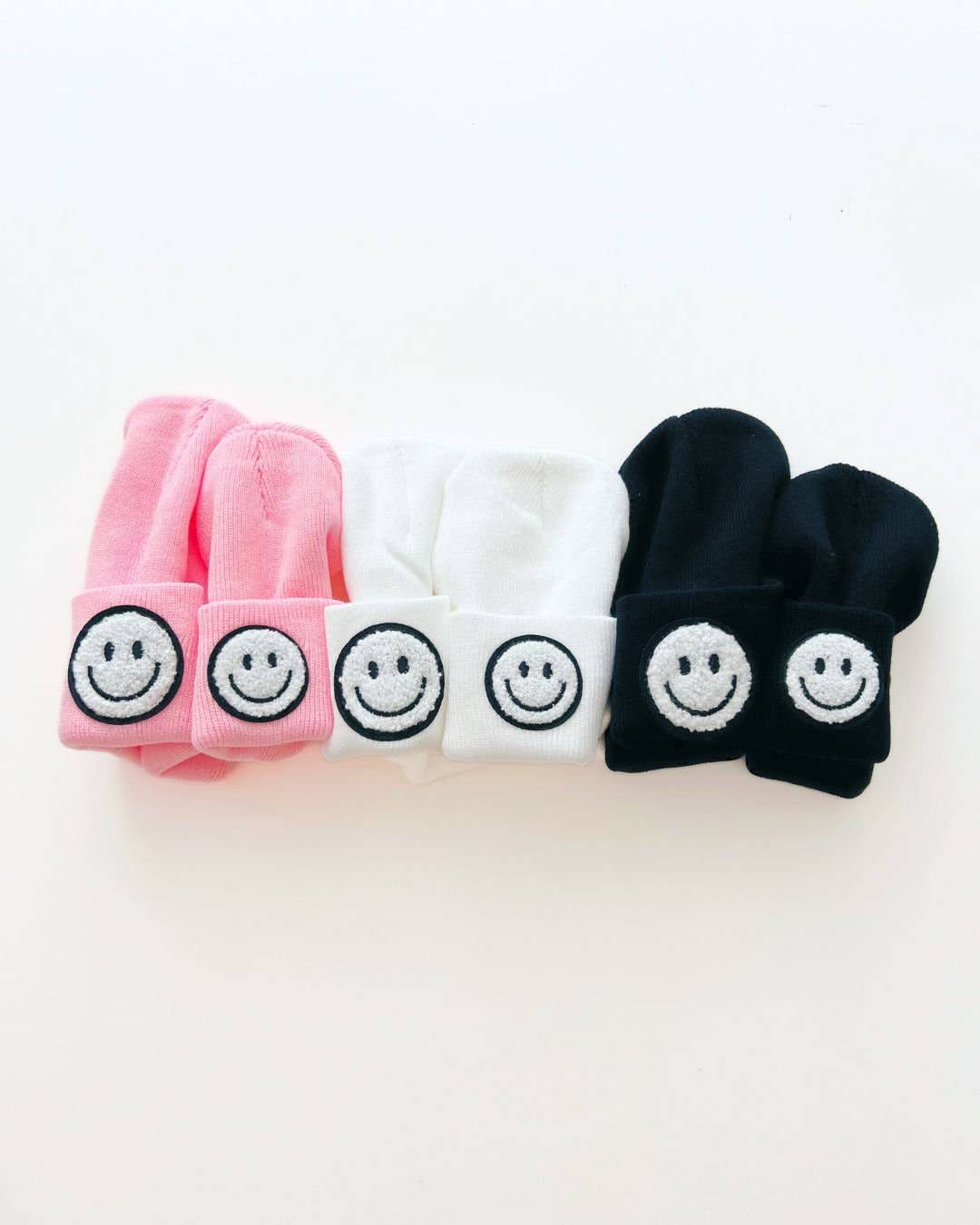 Smiley Baby & Kids Beanie | Black