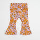 Spring Purple and Golden Daisy Bell Bottoms for Girls