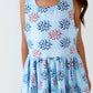 Charlotte Dress in Firework  | Pocket Twirl Dress | July 4th