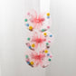 Mesh Sequin Pom Pom Bow - Pink