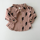 Baby & Kids Fall Clothing Cotton Shacket | Mocha Bolts