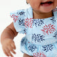Emmy Romper in Firework | Baby Bubble | 4th of July