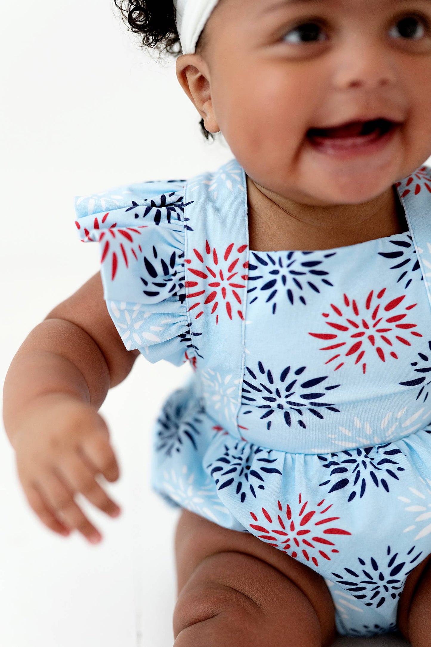 Emmy Romper in Firework | Baby Bubble | 4th of July
