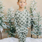 Checkered Christmas Trees Organic Cotton Set Kids Clothes