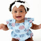 Emmy Romper in Firework | Baby Bubble | 4th of July