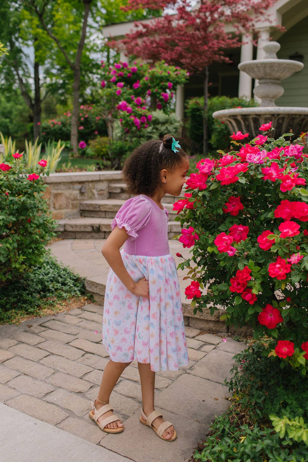 Rose Dress in Candy Hearts