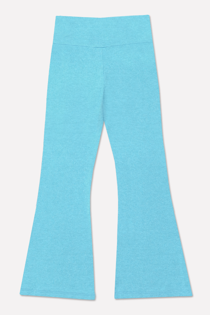 Simply Soft Luxe Flare Legging - Neon Aqua