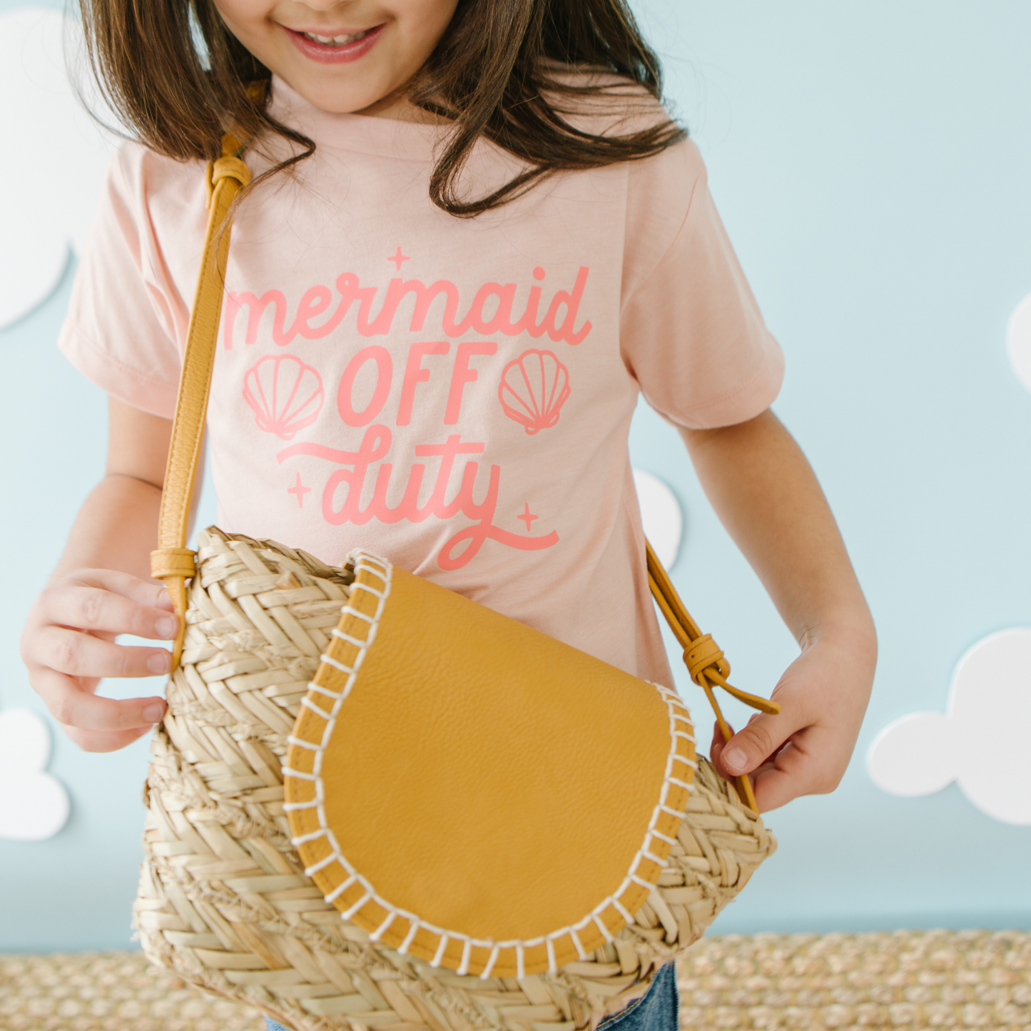 Mermaid Off Duty Toddler and Youth Beach Summer Shirt