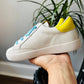 Pink Glitter Star Yellow and Blue Accent Sneakers - Kids 