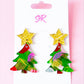 Hand-Painted Acrylic Holiday Art Christmas Tree