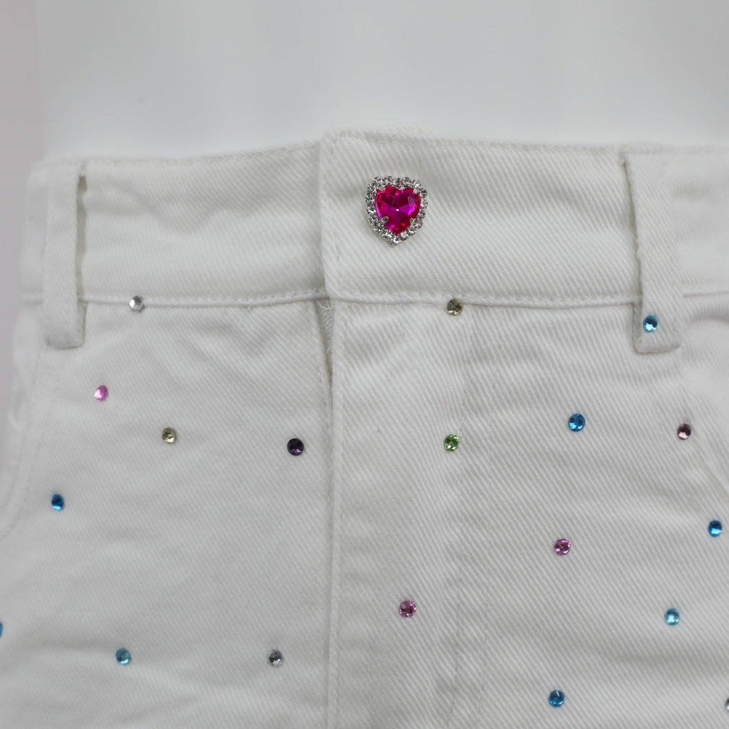 White Denim Gem Set
