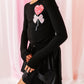 Lollipop Heart | Black Bamboo Long Sleeve