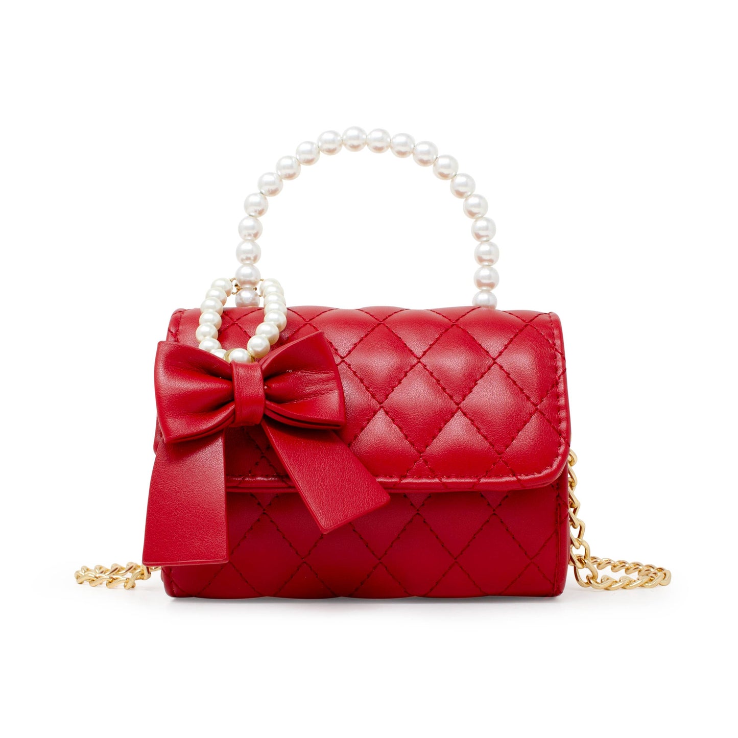 Quilted Pearl Bow