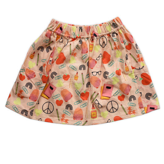 Girls Pocket Skirt, Back to School Clothes, Girls Clothing, Toddler Girl Clothes